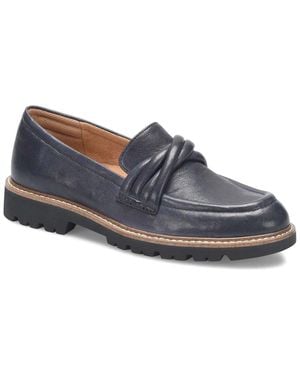Comfortiva Lilac Leather Flat - Blue