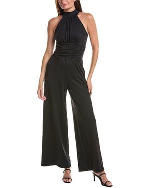 Susana Monaco Mock Neck Sleeveless Jumpsuit - Black