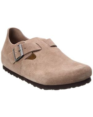 Birkenstock London Bs Suede Clog - Brown
