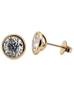 Prince Diamond & Jewelry 14K 4.00 Ct. Tw. Lab-Grown Diamond Stud Earrings - Metallic