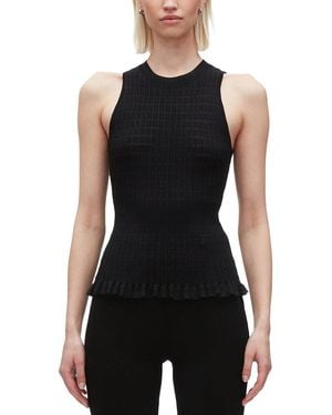 3.1 Phillip Lim Mock Neck Tank - Black