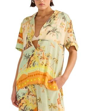 MINKPINK Vacanza Resort Shirt - Yellow