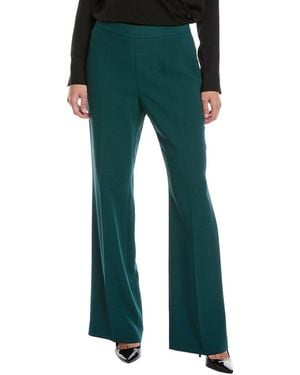 Lafayette 148 New York Gates Side Zip Flared Pant - Green