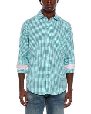 J.McLaughlin Club Woven Shirt - Blue