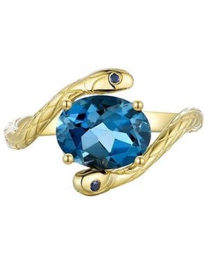 Kai Fine Jewelry 14K 2.52 Ct. Tw. Gemstone Cocktail Ring - Blue