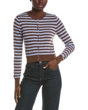 525 America Striped Top - Brown