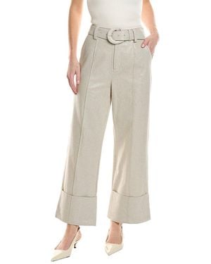Cinq À Sept Vassi Linen-Blend Pant - Natural