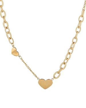 Eye Candy LA The Luxe Collection Scarlett Mini Heart Necklace - Metallic