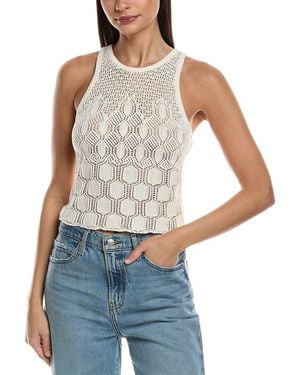 A.L.C. Rosa Silk-Blend Top - Blue