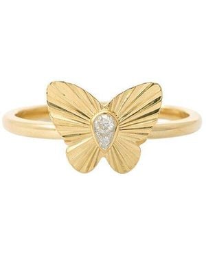 Maitre De Diamant 18K 0.04 Ct. Tw. Diamond Ring - White