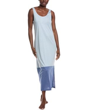 Hanro Laura Tank Gown - Blue