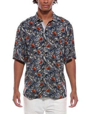 Tommy Bahama Veracruz Cay Turf Toss-Up Shirt - Blue