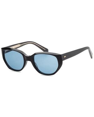 Eyevan 7285 Unisex Ca2032ts 52mm Sunglasses - Blue