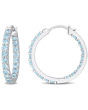 Rina Limor Silver 3.20 Ct. Tw. Blue Topaz - Sky Earrings