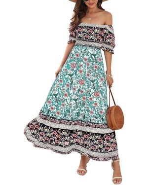 Emma way Maxi Dress - Blue