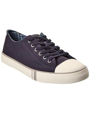 Ben Sherman Hadley Lo Canvas Trainer - Blue