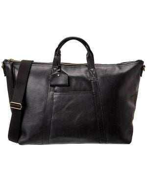 Madewell The Leather Overnight Bag - Black