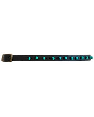 Ada Tonya Leather Belt - Black