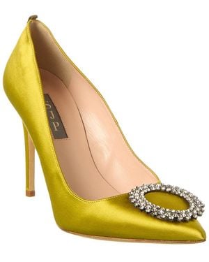 SJP by Sarah Jessica Parker Sly 100 Satin Pump - Yellow