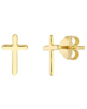 HAWLEY ST 14K Religious Earrings - Metallic
