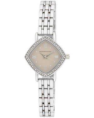 BCBGMAXAZRIA Maxazria Diamond Contour 27 Watch - White