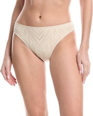 Vitamin A California High-Leg Full Bikini Bottom - Natural