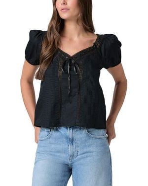 PAIGE Anzio Top - Black