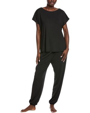 Badgley Mischka 2Pc Yummy Shirt & Pant Set - Black