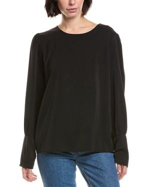 Estellina Long Sleeve Top - Black