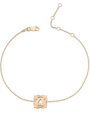 Amorium Rose Vermeil Bracelet - White