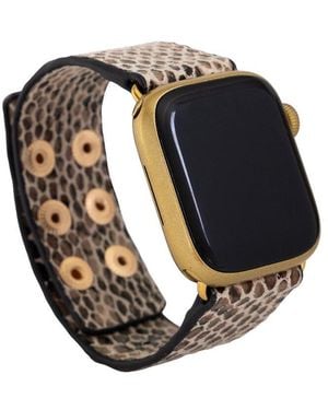 Saachi Leather Apple Watch Band - Blue