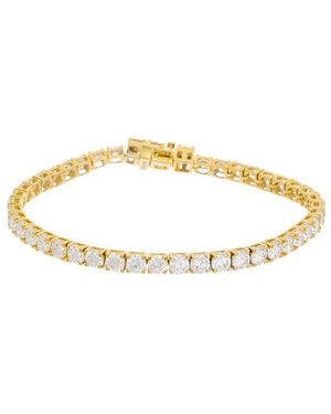 Lab Grown Diamonds 14K 8.00 Ct. Tw. Lab-Grown Diamond Tennis Bracelet - Metallic