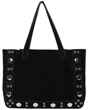 Walter Baker Flynn Studded Leather Tote - Black