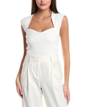 Jonathan Simkhai Abia Cropped T-Shirt - White