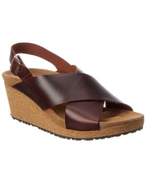 Birkenstock Papillio By Samira Narrow Leather Sandal - Brown