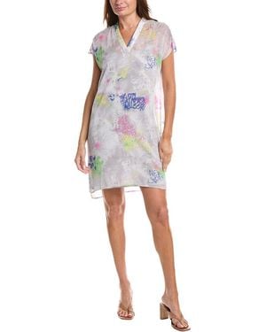 DKNY V-Neck Dress - Blue