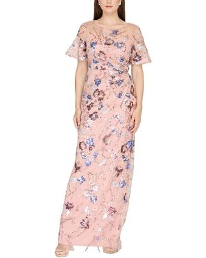 JS Collections Alisa Column Gown - Pink