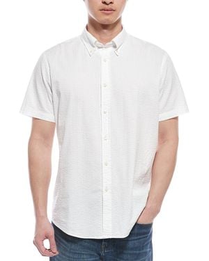 Brooks Brothers Seersucker Shirt - White