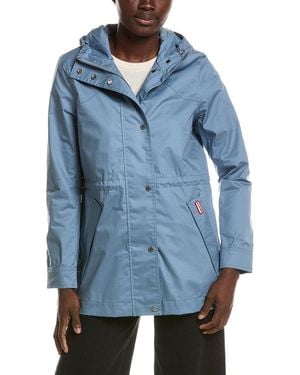 HUNTER Adela Waterproof Classic Rain Jacket - Blue