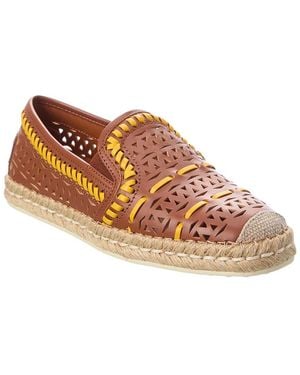 Tod's Tods Leather Espadrille - Pink