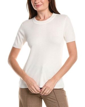 Jones New York Icon Crew Neck T-Shirt - White