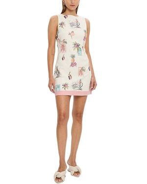 AMINA GLAM Mini Dress - White