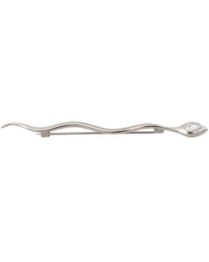Dolce & Gabbana Initial Brooch - White