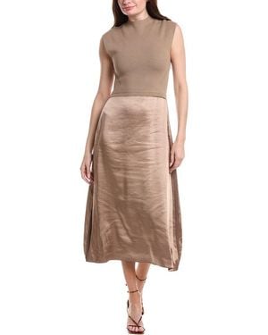 BOSS Ferdolini Midi Dress - Brown