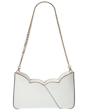 Christian Louboutin Patent Shoulder Bag - White