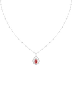 Lab Grown Diamonds 14K 2.70 Ct. Tw. Lab-Grown Diamond Fashion Pendants - White