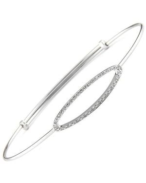 Diamond Select Cuts 0.06 Ct. Tw. Diamond Bangle Bracelet - White