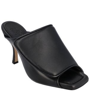Gia Borghini Couture Leather Sandal - Black