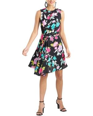 Natori Tangier Printed Silk Georgette Shirtdress - Multicolor
