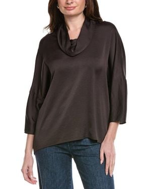 Joseph Ribkoff Cowl-Neck Dolman Blouse - Black